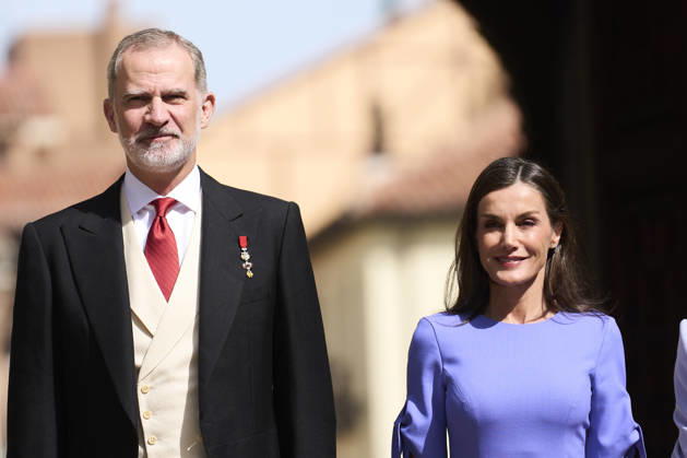 Spanish Royals Attend Cervantes Awards Ceremony to Gonzalo Celorio King Felipe VI of Spain, Queen Letizia of Spain attends Cervantes Awards Ceremony to Gonzalo Celorio at Alcala University on April 23, 2026 in Alcala de Henares, Spain Photo by IMAGO MPG Alcala de Henares Alcala University Madrid Spain  Copyright: xMPGx