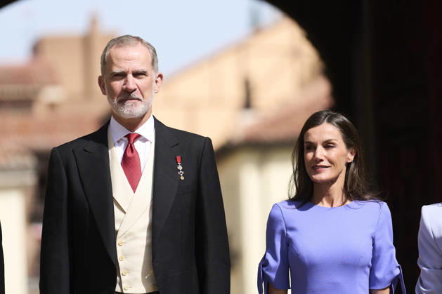 Spanish Royals Attend Cervantes Awards Ceremony to Gonzalo Celorio King Felipe VI of Spain, Queen Letizia of Spain attends Cervantes Awards Ceremony to Gonzalo Celorio at Alcala University on April 23, 2026 in Alcala de Henares, Spain Photo by IMAGO MPG Alcala de Henares Alcala University Madrid Spain  Copyright: xMPGx
