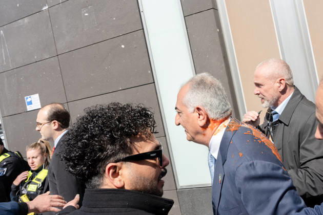 Angriff, Reza Pahlavi, Iran Berlin, Bundespressekonferenz, BPK, Reza Pahlavi, Iran Berlin Berlin GER