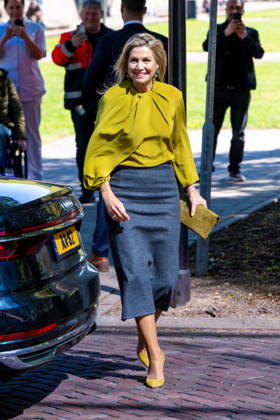 Queen Maxima at the 1st National Undiagnosed Hackathon. Nijmegen, the Netherlands. 23 Apr 2026 NIJMEGEN - Queen Maxima at the 1st National Undiagnosed Hackathon. During this hackathon, teams of different specialists come together to arrive at a diagnosis within 48 hours for patients with rare conditions at the Radboudumc in Nijmegen. Nijmegen The Netherlands  Copyright: xMischaxSchoemakerx