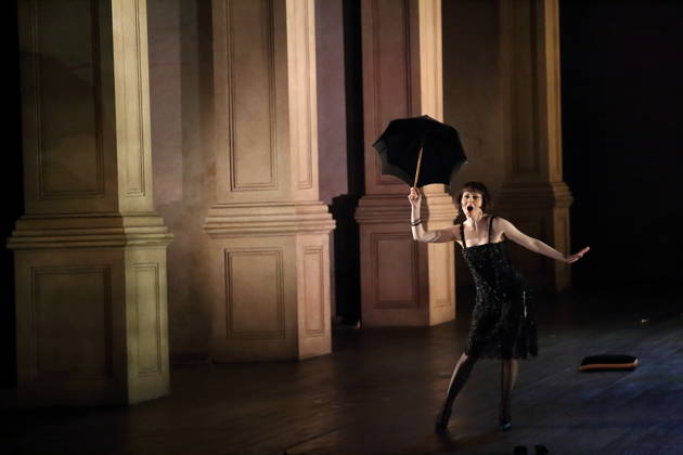 Elena Tsallagova (als Cleopatra) während der Fotoprobe für Giulio Cesare in Egitto in der Deutschen Oper in Berlin, 22. April 2026. Dramma per musica in drei Akten von Georg Friedrich Händel. Musikalische Leitung Alessandro Quarta. Inszenierung David McVicar. Bühne Robert Jones. Kostüme Brigitte Reiffenstuel. Premiere ist am 25. April 2026. Deutsche Oper Berlin Giulio Cesare in Egitto