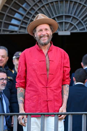 April 23, 2026, Roma, Rome, Italia: 23 04 2026, Roma. Presentazione del tour in bici di Jovanotti con partenza e arrivo a Roma in occasione del Jova Summer Party 2026. Roma Italia  - ZUMAa289 20260423_zia_a289_222 Copyright: xMariaxLauraxAntonellix