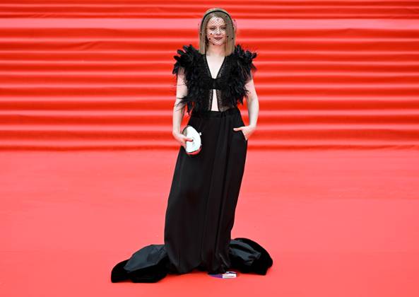 Russia Moscow International Film Festival 9150034 23.04.2026 Actress Ksenia Surkova arrives for the closing ceremony of the 48th Moscow International Film Festival (MIFF) in Moscow, Russia. Ekaterina Chesnokova Sputnik Moscow Russia  Copyright: xEkaterinaxChesnokovax