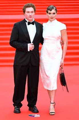 Russia Moscow International Film Festival 9150055 23.04.2026 Actor Mikhail Gurai and actress Alina Dulova arrive for the closing ceremony of the 48th Moscow International Film Festival (MIFF) in Moscow, Russia. Ekaterina Chesnokova Sputnik Moscow Russia  Copyright: xEkaterinaxChesnokovax