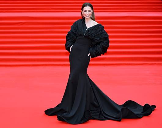 Russia Moscow International Film Festival 9150156 23.04.2026 Actress, singer Alexandra Savelyeva arrives for the closing ceremony of the 48th Moscow International Film Festival (MIFF) in Moscow, Russia. Ekaterina Chesnokova Sputnik Moscow Russia  Copyright: xEkaterinaxChesnokovax