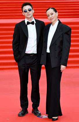 Russia Moscow International Film Festival 9150139 23.04.2026 Actor Vladislav Prokhorov and actress, producer Natalia Gneusheva arrive for the closing ceremony of the 48th Moscow International Film Festival (MIFF) in Moscow, Russia. Ekaterina Chesnokova Sputnik Moscow Russia  Copyright: xEkaterinaxChesnokovax