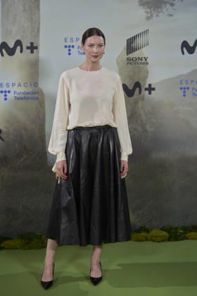 Caitriona Balfe prensents ˜Outlander™ last season in Madrid Caitriona Balfe attends ˜Outlander™ fan meeting at Telefonica Foundation on April 23, 2026 in Madrid, Spain Photo by IMAGO MPG Madrid Telefonica Foundation Madrid Spain  Copyright: xMPGx