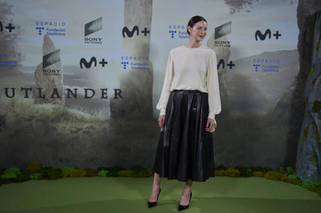 Caitriona Balfe prensents ˜Outlander™ last season in Madrid Caitriona Balfe attends ˜Outlander™ fan meeting at Telefonica Foundation on April 23, 2026 in Madrid, Spain Photo by IMAGO MPG Madrid Telefonica Foundation Madrid Spain  Copyright: xMPGx