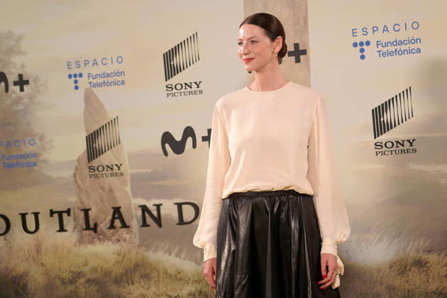 Actress Caitriona Balfe attends the Outlander photocall during the promotion of the series final season. April 23, 2026 in Madrid, Spain.( ALTERPHOTOS S.Villarroel) (20260423055)