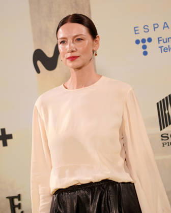 Actress Caitriona Balfe attends the Outlander photocall during the promotion of the series final season. April 23, 2026 in Madrid, Spain.( ALTERPHOTOS S.Villarroel) (20260423013)