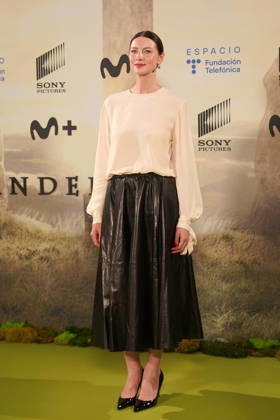 Actress Caitriona Balfe attends the Outlander photocall during the promotion of the series final season. April 23, 2026 in Madrid, Spain.( ALTERPHOTOS S.Villarroel) (20260423030)
