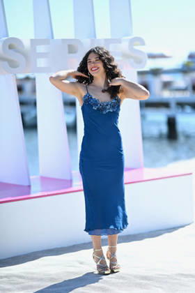 p tain De Soiree Photocall - The 9th Cannes Series International Festival. FC CANNES, FRANCE - APRIL 23 Amalia Blasco attends the P tain De Soiree Photocall at the 9th Cannes Series International Festival at Plage Du Majestic on April 23, 2026 in Cannes, France.. Photo by Franck Castel ABACAPRESS.COM Cannes France  Copyright: xCastelxFranck ABACAx