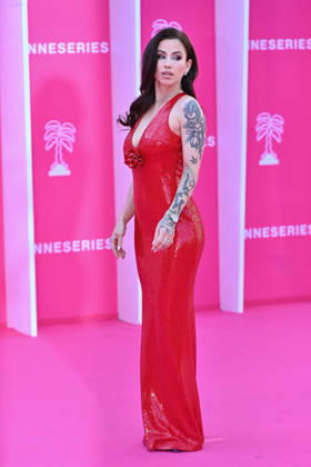 Opening Pink Carpet - The 9th Cannes Series International Festival. FC CANNES, FRANCE - APRIL 23 Gaelle Garcia Diaz attends the Opening Pink Carpet at the 9th Cannes Series International Festival on April 23, 2026 in Cannes, France.Photo by Franck Castel ABACAPRESS.COM Cannes France  Copyright: xCastelxFranck ABACAx