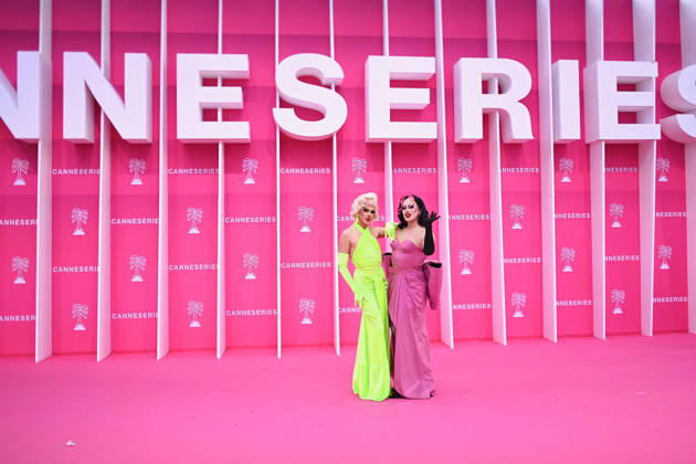 Opening Pink Carpet - The 9th Cannes Series International Festival. FC CANNES, FRANCE - APRIL 23 Alex, Clover and Sam from the series Totally Spies, attends the Opening Pink Carpet at the 9th Cannes Series International Festival on April 23, 2026 in Cannes, France.Photo by Franck Castel ABACAPRESS.COM Cannes France  Copyright: xCastelxFranck ABACAx