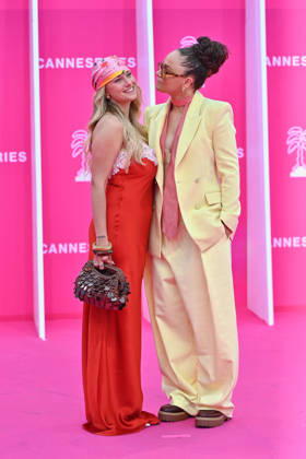 Opening Pink Carpet - The 9th Cannes Series International Festival. FC CANNES, FRANCE - APRIL 23 Charlene and Francesca attends the Opening Pink Carpet at the 9th Cannes Series International Festival on April 23, 2026 in Cannes, France.Photo by Franck Castel ABACAPRESS.COM Cannes France  Copyright: xCastelxFranck ABACAx