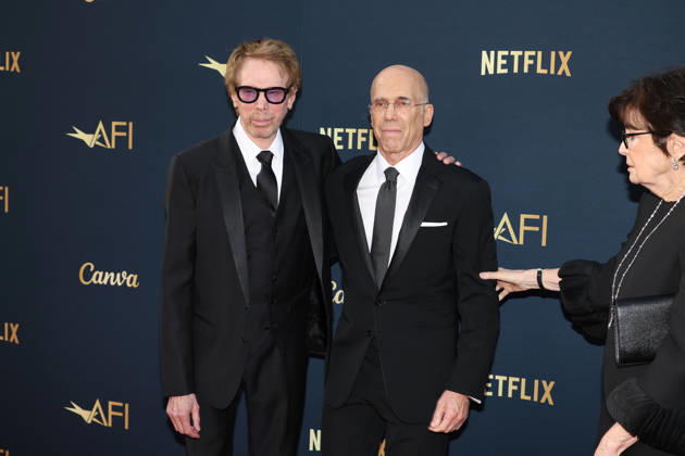 April 23, 2026, Los Angeles, Ca, USA: LOS ANGELES - APR 18: Jerry Bruckheimer, Jeffrey Katzenberg at the AFI Lifetime Achievement Award: A Tribute Celebrating Eddie Murphy at the Dolby Theater on April 18, 2026 in Los Angeles, CA Los Angeles USA  - ZUMAnc22 20260423_zaa_nc22_208 Copyright: xKathyxHutchinsx