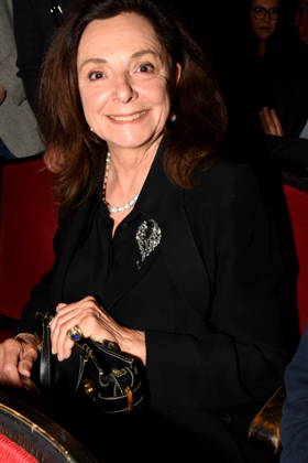 Uschi Daemmrich von Luttitz Moderatorin Muenchen 23.04.2026 Komoedie Bayerischer Hof Premiere Weinprobe fuer Anfaenger Foto Muenchen