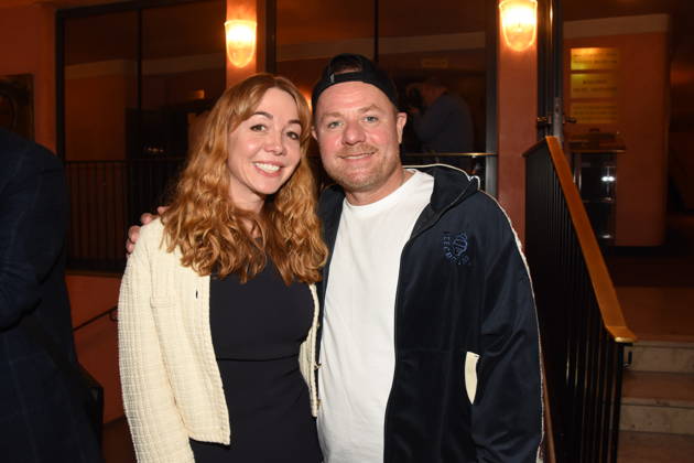 Joanna Semmelrogge Schauspielerin Darsteller Dustin Semmelrogge Schauspieler Muenchen 23.04.2026 Komoedie Bayerischer Hof Premiere Weinprobe fuer Anfaenger Foto Muenchen