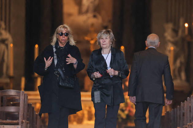 Nathalie Baye Funeral - Paris Michele Marchand, Mimi Marchand attending the funeral of French actress Nathalie Baye at Saint Sulpice Church, in Paris, France on April 24, 2026. Photo by Nasser Berzane ABACAPRESS.COM Paris France  Copyright: xBerzanexNasser ABACAx