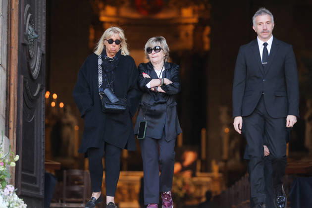 Nathalie Baye Funeral - Paris Michele Marchand, Mimi Marchand attending the funeral of French actress Nathalie Baye at Saint Sulpice Church, in Paris, France on April 24, 2026. Photo by Nasser Berzane ABACAPRESS.COM Paris France  Copyright: xBerzanexNasser ABACAx
