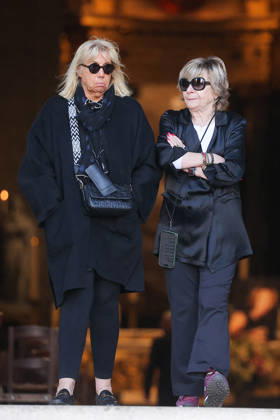 Nathalie Baye Funeral - Paris Michele Marchand, Mimi Marchand attending the funeral of French actress Nathalie Baye at Saint Sulpice Church, in Paris, France on April 24, 2026. Photo by Nasser Berzane ABACAPRESS.COM Paris France  Copyright: xBerzanexNasser ABACAx