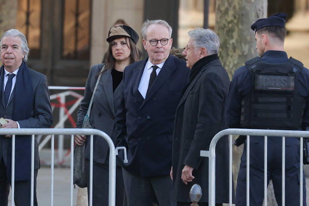Nathalie Baye Funeral - Paris Renaud Donnedieu de Vabres attending the funeral of French actress Nathalie Baye at Saint Sulpice Church, in Paris, France on April 24, 2026. Photo by Nasser Berzane ABACAPRESS.COM Paris France  Copyright: xBerzanexNasser ABACAx