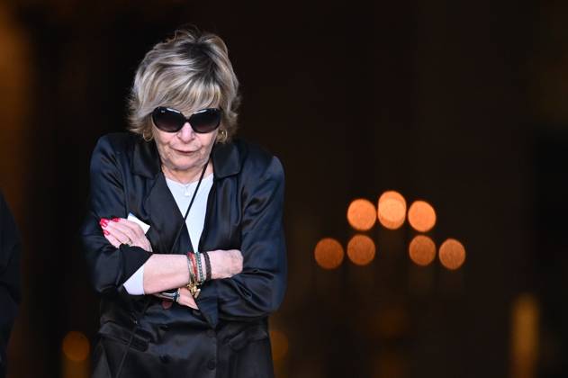 Mimi Marchand, head of the Bestimage agency. The funeral of French actress Nathalie Baye at the Church of Saint-Sulpice in Paris on 24 April 2026 - 24 04 2026 - France Ile-de-France (region) Paris -  JulienxMattiax xLexPictorium LePictorium_0332237