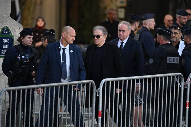 Michel Drucker. The funeral of French actress Nathalie Baye at the Church of Saint-Sulpice in Paris on 24 April 2026 - 24 04 2026 - France Ile-de-France (region) Paris -  JulienxMattiax xLexPictorium LePictorium_0332239
