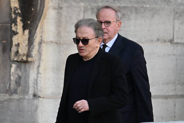 Michel Drucker. The funeral of French actress Nathalie Baye at the Church of Saint-Sulpice in Paris on 24 April 2026 - 24 04 2026 - France Ile-de-France (region) Paris -  JulienxMattiax xLexPictorium LePictorium_0332241