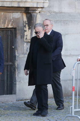 Nathalie Baye Funeral - Paris Michel Drucker, Renaud Donnedieu de Vabres attending the funeral of French actress Nathalie Baye at Saint Sulpice Church, in Paris, France on April 24, 2026. Photo by Nasser Berzane ABACAPRESS.COM Paris France  Copyright: xBerzanexNasser ABACAx
