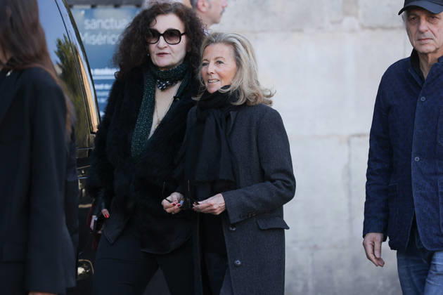 Nathalie Baye Funeral - Paris Claire Chazal attending the funeral of French actress Nathalie Baye at Saint Sulpice Church, in Paris, France on April 24, 2026. Photo by Nasser Berzane ABACAPRESS.COM Paris France  Copyright: xBerzanexNasser ABACAx