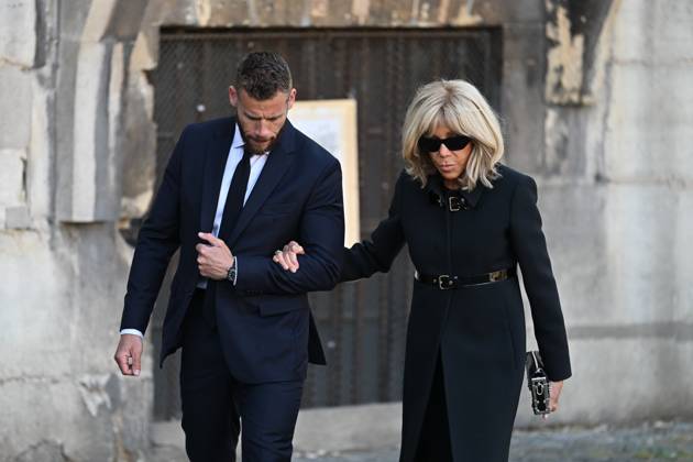 Brigitte Macron. The funeral of French actress Nathalie Baye at the Church of Saint-Sulpice in Paris on 24 April 2026 - 24 04 2026 - France Ile-de-France (region) Paris -  JulienxMattiax xLexPictorium LePictorium_0332248