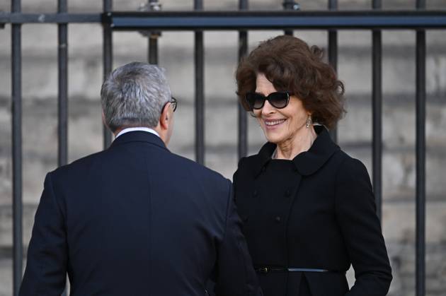 Fanny Ardant. The funeral of French actress Nathalie Baye at the Church of Saint-Sulpice in Paris on 24 April 2026 - 24 04 2026 - France Ile-de-France (region) Paris -  JulienxMattiax xLexPictorium LePictorium_0332260