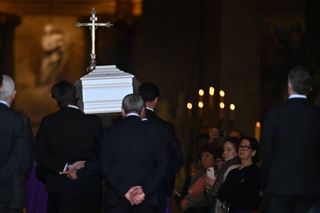 The funeral of French actress Nathalie Baye at the Church of Saint-Sulpice in Paris on 24 April 2026 - 24 04 2026 - France Ile-de-France (region) Paris -  JulienxMattiax xLexPictorium LePictorium_0332263