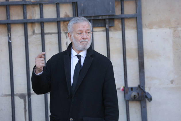 Nathalie Baye Funeral - Paris Francis Huster attending the funeral of French actress Nathalie Baye at Saint Sulpice Church, in Paris, France on April 24, 2026. Photo by Nasser Berzane ABACAPRESS.COM Paris France  Copyright: xBerzanexNasser ABACAx