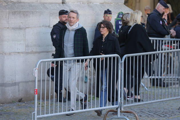 Nathalie Baye Funeral - Paris Audrey Tautou attending the funeral of French actress Nathalie Baye at Saint Sulpice Church, in Paris, France on April 24, 2026. Photo by Nasser Berzane ABACAPRESS.COM Paris France  Copyright: xBerzanexNasser ABACAx