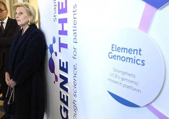 UCB inauguration attended by Princess Astrid BRAINE-L ALLEUD, BELGIUM - APRIL 24 : Press conference and tour were organised to mark the inauguration by the pharmaceutical group UCB of a new gene therapy facility on its Braine-l Alleud campus, attended by Princess Astrid on April 24, 2026 in Braine-l Alleud, Belgium, 24 04 2026 Braine-l Alleud Belgium  Copyright: xDidierxLebrunx