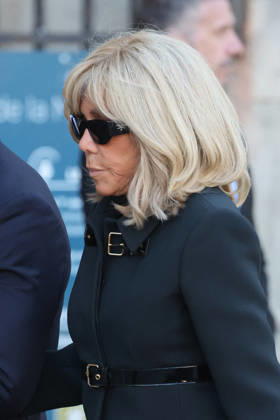 Brigitte Macron Obsèques de Nathalie Baye en léglise Saint Sulpice à Paris le 23 avril 2026 Dominique Jacovides Coadic Guirec Bestimage Funeral of French actress Nathalie Baye at the Saint Sulpice church in Paris on April 23, 2026 Paris France  Copyright: xCOADIC-JACOVIDESx xBESTIMAGExCOADIC-JACOVIDESx xBESTIMAGEx