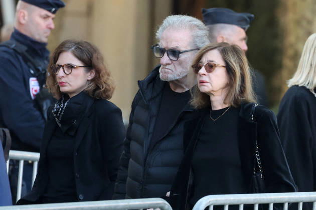 Eddy Mitchell, sa femme Muriel Bailleul et sa fille Pamela Obsèques de Nathalie Baye en léglise Saint Sulpice à Paris le 23 avril 2026 Dominique Jacovides Coadic Guirec Bestimage Funeral of French actress Nathalie Baye at the Saint Sulpice church in Paris on April 23, 2026 Paris France  Copyright: xCOADIC-JACOVIDESx xBESTIMAGExCOADIC-JACOVIDESx xBESTIMAGEx