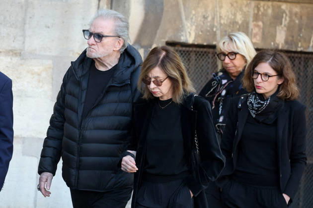 Eddy Mitchell, sa femme Muriel et sa fille Pamela Obsèques de Nathalie Baye en léglise Saint Sulpice à Paris le 23 avril 2026 Dominique Jacovides Coadic Guirec Bestimage Funeral of French actress Nathalie Baye at the Saint Sulpice church in Paris on April 23, 2026 Paris France  Copyright: xCOADIC-JACOVIDESx xBESTIMAGExCOADIC-JACOVIDESx xBESTIMAGEx