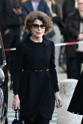 Nathalie Baye Funeral - Paris Fanny Ardant attending the funeral of French actress Nathalie Baye at Saint Sulpice Church, in Paris, France on April 24, 2026. Photo by Lionel Urman ABACAPRESS.COM Paris Ile-de-France France  Copyright: xUrmanxLionel ABACAx