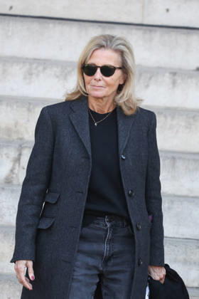Claire Chazal Exiting the funeral of Nathalie Baye at the Saint Sulpice church in Paris on April 24, 2026 Dominique Jacovides Coadic Guirec Bestimage Exiting the funeral of Nathalie Baye at the Saint Sulpice church in Paris on April 24, 2026 Paris France  Copyright: xCOADIC-JACOVIDESx xBESTIMAGExCOADIC-JACOVIDESx xBESTIMAGEx
