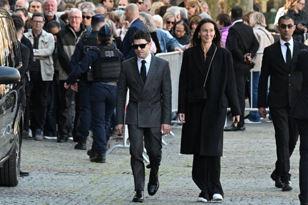 Nathalie Baye Funeral - Paris Xavier Dolan attending the funeral of French actress Nathalie Baye at Saint Sulpice Church, in Paris, France on April 24, 2026. Photo by Lionel Urman ABACAPRESS.COM Paris Ile-de-France France  Copyright: xUrmanxLionel ABACAx