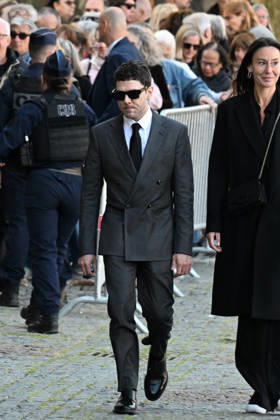 Nathalie Baye Funeral - Paris Xavier Dolan attending the funeral of French actress Nathalie Baye at Saint Sulpice Church, in Paris, France on April 24, 2026. Photo by Lionel Urman ABACAPRESS.COM Paris Ile-de-France France  Copyright: xUrmanxLionel ABACAx