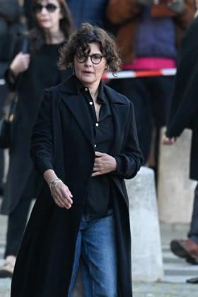 Nathalie Baye Funeral - Paris Audrey Tautou attending the funeral of French actress Nathalie Baye at Saint Sulpice Church, in Paris, France on April 24, 2026. Photo by Lionel Urman ABACAPRESS.COM Paris Ile-de-France France  Copyright: xUrmanxLionel ABACAx