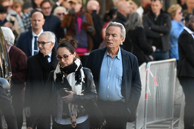 Nathalie Baye Funeral - Paris Gilles Cohen attending the funeral of French actress Nathalie Baye at Saint Sulpice Church, in Paris, France on April 24, 2026. Photo by Lionel Urman ABACAPRESS.COM Paris Ile-de-France France  Copyright: xUrmanxLionel ABACAx