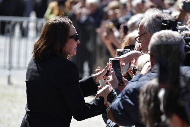 Funeral of the French actress Nathalie Baye PHOTOPQR LE PARISIEN LP Fred Dugit Paris 24 04 2026 Culture Paris Ve , le 24 04 2026 Obsèques de lactrice française Nathalie Baye à léglise parisienne de Saint Sulpice Laura Smet, fille de Nathalie Baye LP Fred Dugit 24 April 2026, Paris 5th arrondissement , France Funeral of the French actress Nathalie Baye at the Church of Saint Sulpice in Paris Local Caption LP Fred Dugit Paris 75 France  Copyright: xPHOTOPQR LExPARISIEN MAXPPPxLPx xFredxDugitx 20260424LPA5193 20260424LPA5193