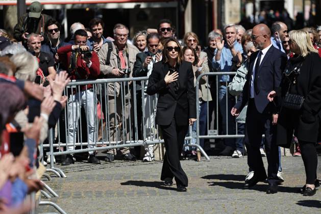 Funeral of the French actress Nathalie Baye PHOTOPQR LE PARISIEN LP Fred Dugit Paris 24 04 2026 Culture Paris Ve , le 24 04 2026 Obsèques de lactrice française Nathalie Baye à léglise parisienne de Saint Sulpice Laura Smet, fille de Nathalie Baye LP Fred Dugit 24 April 2026, Paris 5th arrondissement , France Funeral of the French actress Nathalie Baye at the Church of Saint Sulpice in Paris Local Caption LP Fred Dugit Paris 75 France  Copyright: xPHOTOPQR LExPARISIEN MAXPPPxLPx xFredxDugitx 20260424LPA5196 20260424LPA5196