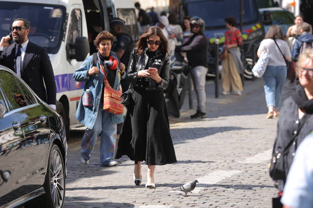 Nadia Fares Funeral - Paris Elsa Zylberstein at the funeral ceremony of French actress Nadia Fares at the Saint-Jean de Montmartre church in Paris on April 24, 2026. Nadia Fares died on April 17, 2026, aged 57, after being found unconscious in a swimming pool in Paris and several days in a coma. Photo by Nasser Berzane ABACAPRESS.COM Paris France  Copyright: xBerzanexNasser ABACAx