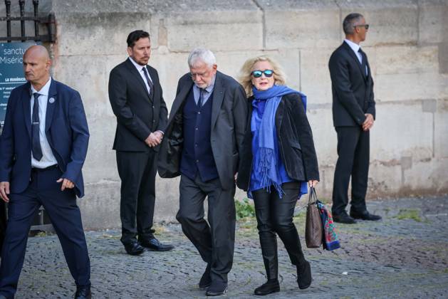 Paris, France le 24 avril 2026 - Obseques de l actrice Nathalie Baye en l Eglise St Sulpice - Funeral of actress Nathalie Baye in St Sulpice Church - Ici Brigitte Fossey  Copyright: xSebastienxTOUBONx